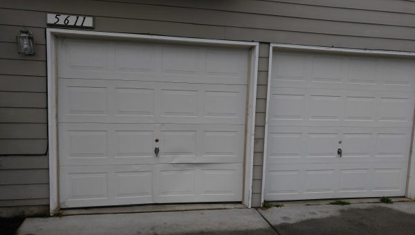 Dented Garage Door