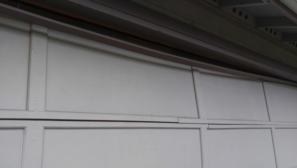 Slightly Damaged Garage Door